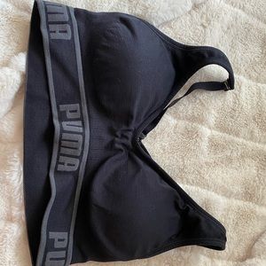 Black Puma Sports Bra